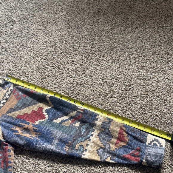 Colorful Patterned Jean Jacket - Picture 7 of 8